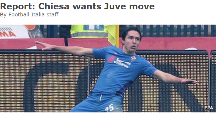  基耶萨转会尤文达成协议  